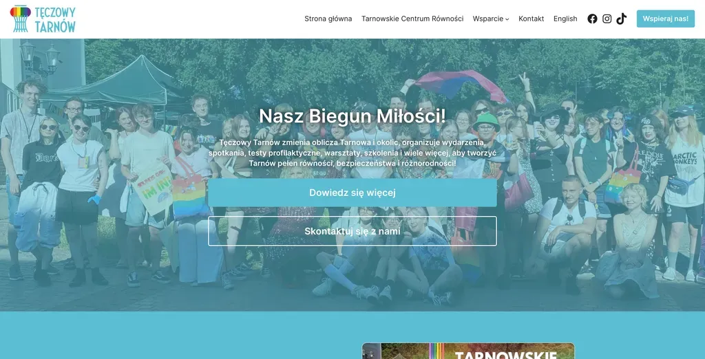 Tęczowy Tarnów Website